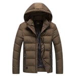 Doudoune Homme De Marque À Capuche Manteau Chaude Parka D'hiver Hommes - Zs307034