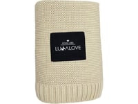 Lullalove Bambufilt 80X100 Cm Mjölk Kaffe Beige Lullalove