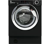 HOOVER H-Wash & Dry 300 Lite HBDS495D1ACBE-80 Integrated 9 kg Washer Dryer, Black