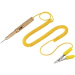 Ersandy - Circuit Testeur Pen, Testeur Relais Auto Voiture Véhicule Testeur de Circuit Testeur dc 6V 12V 24V Ampoule Tension Stylo Testeur Jaune