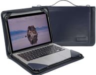 Broonel Blue Leather Laptop Case For Dell Latitude 3440 14" Laptop