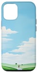 Coque pour iPhone 13 Fille vélo nature paysage extérieur