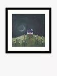 John Lewis Geoff Beckett 'Moonlit Flock' Framed Print, 61.5 x 61.5cm, Green/Multi