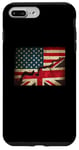 Coque pour iPhone 7 Plus/8 Plus Drapeau britannique de la Grande-Bretagne Union Jack