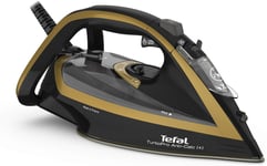 Tefal Steam Iron, Ultimate Turbo Pro Anti-Scale, 3000W, Black & Gold, FV5696