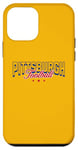 Coque pour iPhone 12 mini Pittsburgh : bleu, or, rouge