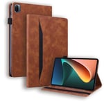 Ruskea Business Leather Case Yhteensopiva Xiaomi Mi Pad 5/5 Pron Kanssa