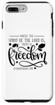 Coque pour iPhone 7 Plus/8 Plus Where The Spirit Of The Lord Is There Is There Is The Freedom Christian