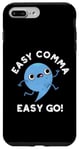 Coque pour iPhone 7 Plus/8 Plus Easy Comma Easy Go Jeu de mots amusant de ponctuation