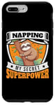 iPhone 7 Plus/8 Plus Napping Superpower Power Nap Lazy Pajama Day Sleep Sloth Case