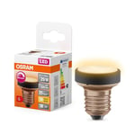 OSRAM Flat Lamp, lampe LED ultra-compacte et plate avec culot E27, remplace les ampoules traditionnelles de 29W, blanc chaud (2700K), économique avec une consommation de 4.5W, dimmable, pack de 6