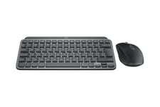 Logitech MX Keys Mini Combo for Business - sats med tangentbord och mus - QWERTY - nordiskt (danska/finska/norska/svenska) - grafit Inmatningsenhet