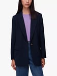 Whistles Crepe Boyfriend Blazer