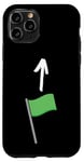 Coque pour iPhone 11 Pro Drapeau vert amusant pour anniversaire de mari et femme