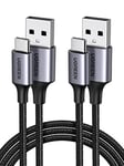 UGREEN USB C Charger Cable 2 Pack USB to USB C Cable Fast Charging Lead QC 3.0 Data Transfer Compatible with iPhone 16/15 Galaxy S24 S23 Ultra Redmi Note 9 Mi 13 Pixel 7 6 Huawei P60 P50 (2M)