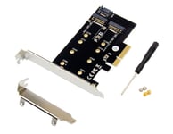 MicroConnect grensesnittsadapter - M.2 NVMe Card - PCIe 3.0 x4  SATA 6Gb/s