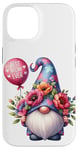 iPhone 14 Best Mother's Day Gnome Elf Lilac Flowers Mom Balloon Mummy Case