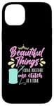 iPhone 14 Plus Beautiful Things Come Together Loves Stitching Cross Stitch Case