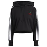 Adidas GN3100 CROPPED HOODIE Sweat womens black 36