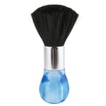 (Blue)Neck Face Duster Brush Barber Hair Clean Hairbrush Cutting Hairdress BGS