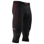 i-eXe Mid-Calf High Performance Line Pantalon Homme, Noir/Rouge, Petit