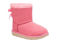 UGG Unisex Kids Mini Bailey Bow Ii Classic Boot, Pink Rose, 4 UK