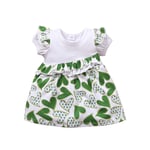 Baby Dresses For Girl,Newborn Infant Baby Girls Summer Love Heart Floral Casual Princess Dress Outfits 3-6 Months Green Girls Dress & Skirt For Baby Valentine'S Day Easter Gift