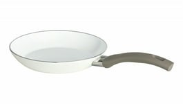 Ballarini LeChef 20cm Non-Stick Flat Frying Pan Suitable For All Hobs White 