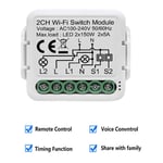 Anpviz - Prise et interrupteur connectés Module de relais de commutateur d'éclairage WiFi Tuya Smart Life Gang diy Télécommande vocale sans fil