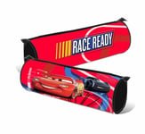 Disney Cars Barrel Pencil Case Featuring Lightning McQueen