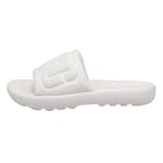 UGG Women's Mini Slide Sandal, Bright White, 8 UK