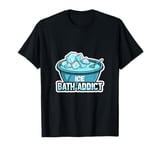 Ice Bath Addict Cold Plunge Health Fitness Cryotherapy Water T-Shirt