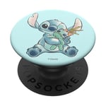 Disney Lilo & Stitch Cute Happy Stitch Scrump Sketch Logo PopSockets PopGrip Interchangeable