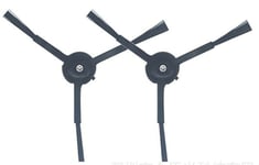 Roborock G20/S8/S8+/S8 Pro sidebørste, 1 par - Sort