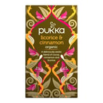Pukka Teas Organic Licorice & Cinnamon - 20 Teabags x 4 Pack