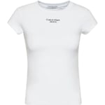 T-shirt Calvin Klein Jeans  T shirt femme  Ref 56058 YAF Blanc