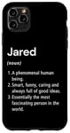 iPhone 11 Pro Max Jared Name Definition Funny Dictionary Case