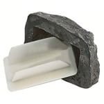 Hide-A-Spare-Key Fake-Rock - Looks Simulation Stone Resin Key Storage Box N9L3