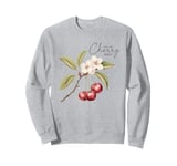 You Are Cherry Sweet Vintage Fruit Pun Valentine Sweatshirt