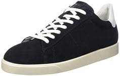 ECCO Men's Street LITE M Shoe, Black/White, 7.5 UK