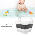 Folding Baby Bath Toy Basket High Capacity Foldable Bath Toy Organizer With