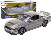 Leantoys Auto Ford Shelby Gt500 Skala 1:24 Silver Drive