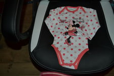 body neuf disney 12 mois minnie blanc poids avec les papillons