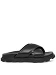 UGG Capitola Cross Slide - Black, Black, Size 7, Men