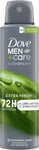 Dove Men+Care Advanced Extra Fresh Anti-Perspirant Aerosol Deodorant Spray with