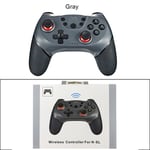 (Harmaa)[2023 päivitetty versio] Langattoman Bluetooth-ohjaimen kanssa yhteensopiva Nintendo Switch Pro Gamepad -yhteensopiva Nintendo Game Joystick