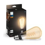 Philips Hue W Filament smartpære 7.2W ST72 E27