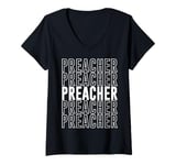 Womens Preacher V-Neck T-Shirt