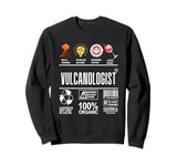 Vulcanologist Job Definition Skills Coffee Wine Sarcasm Sweatshirt