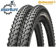 2 x Continental Cross King Performance MTB Mountain Bike Tyres Rigid 26 x 2.0